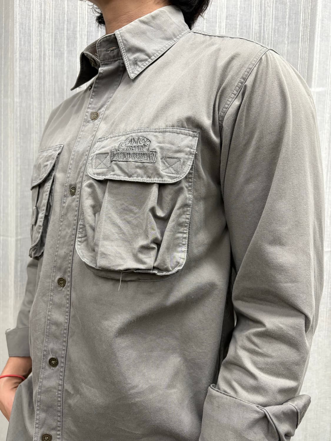 카멜 트로피 아웃도어 워크 셔츠 상품이미지2