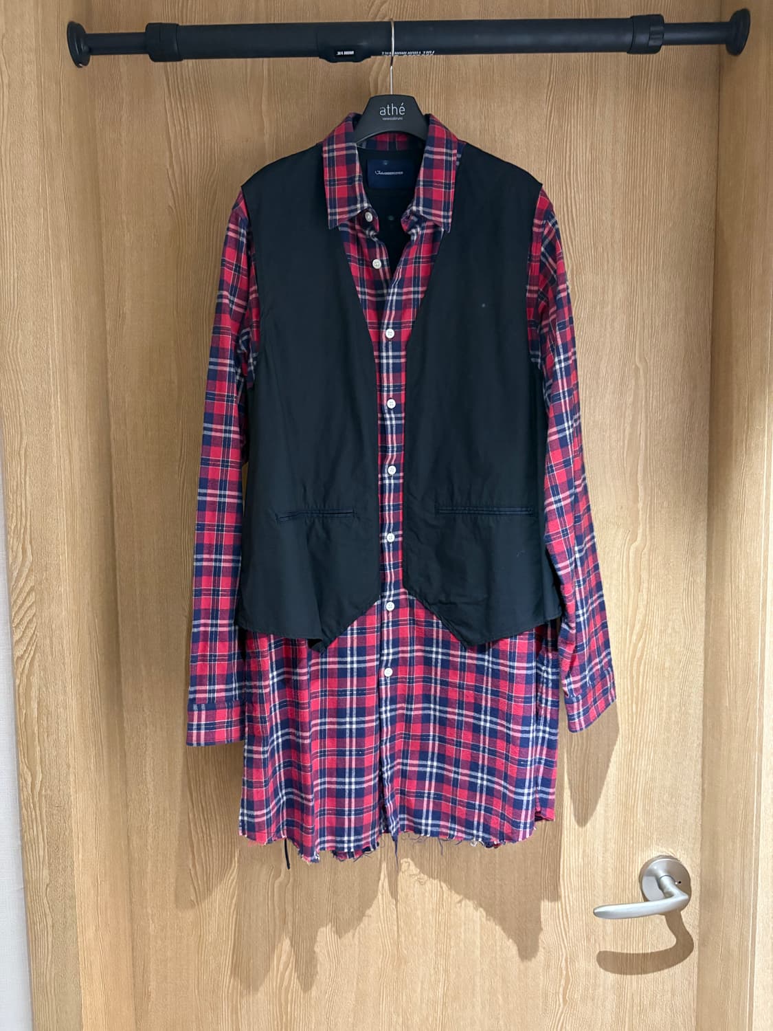 [2] 존 언더커버 패디드 롱셔츠 상품이미지1