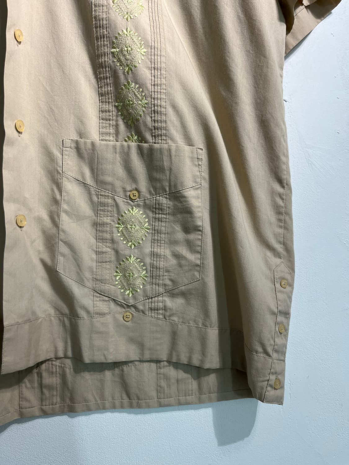 Guayabera shirts (쿠바 셔츠) L 상품이미지5