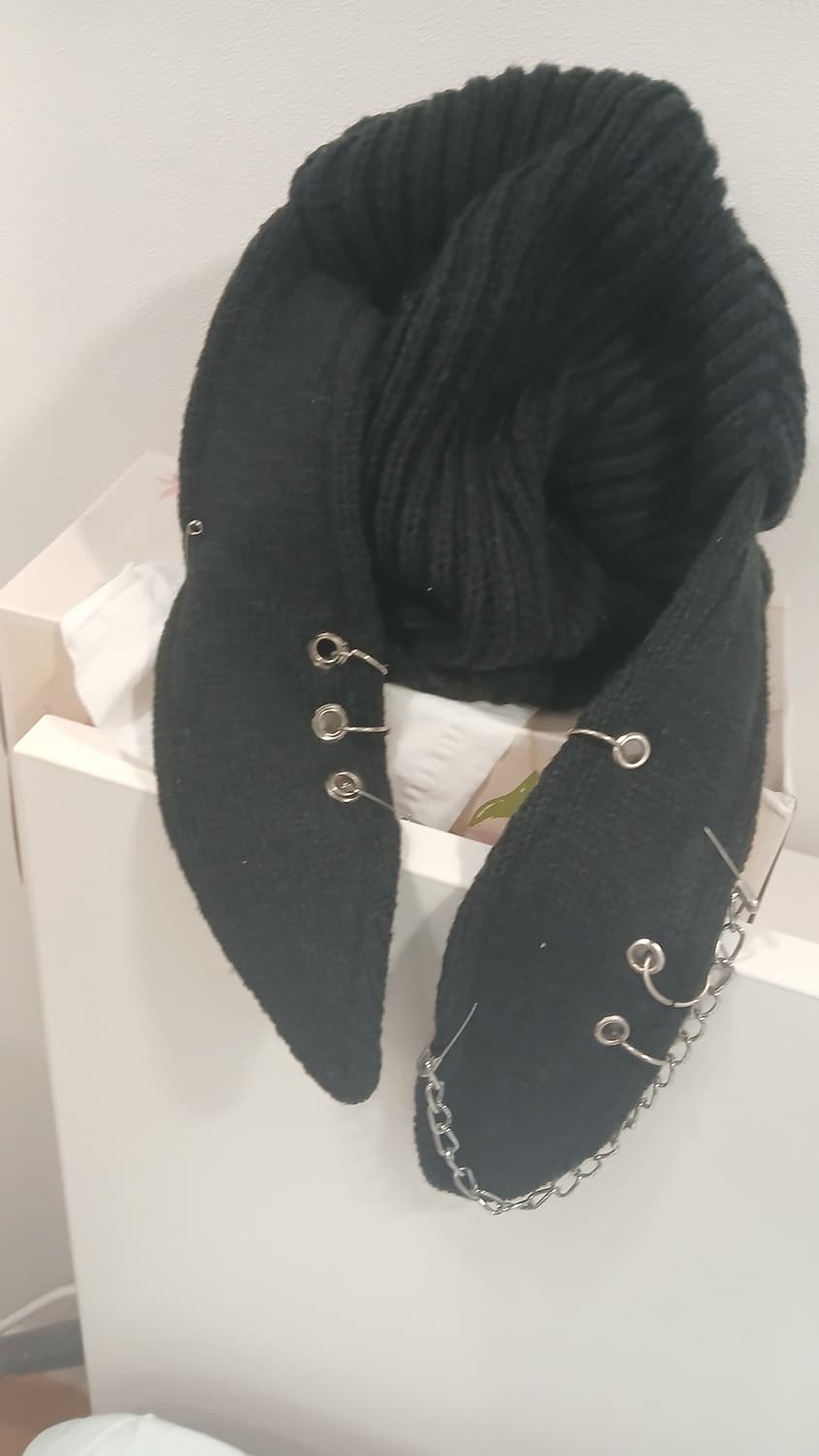 락샵 펑크 고스펑크 레그워머&우사기미미 피어싱 비니 모자 일괄판매 상품이미지3