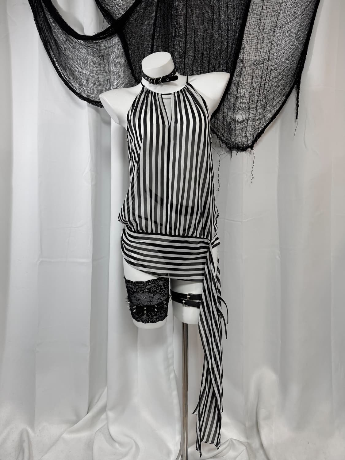 stripe detail blouse 상품이미지1