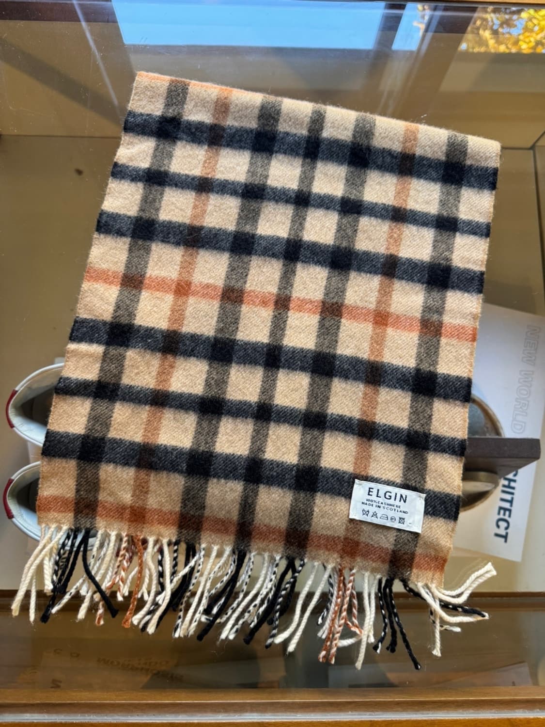 ELGIN 스코티쉬 캐시미어 머플러 상품이미지4