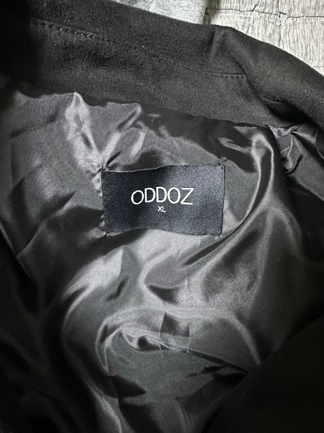 블랙 스웨이드 스타일 지퍼 자켓 상품이미지3