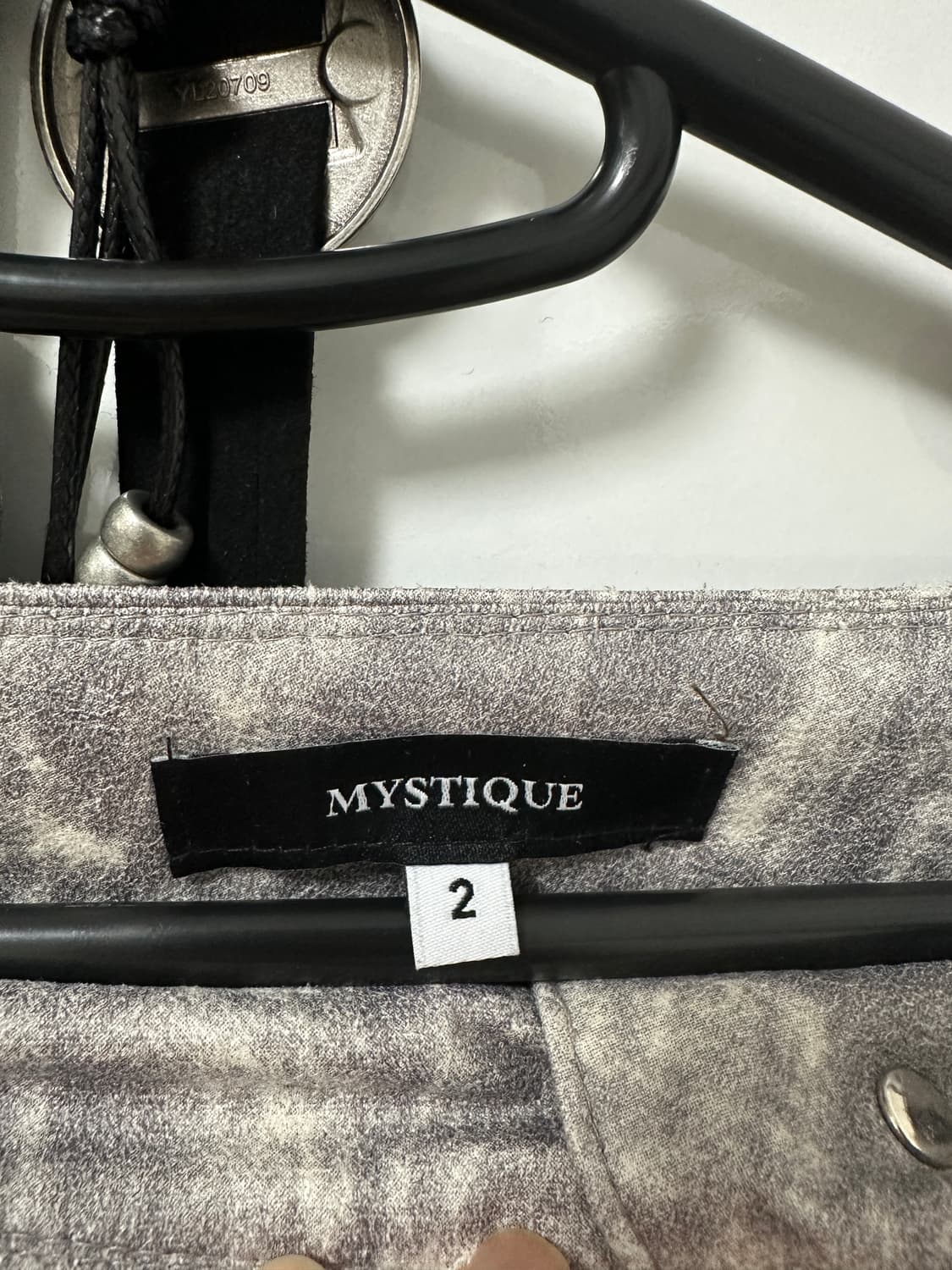 그런지 슬릿 미니 스커트 상품이미지5