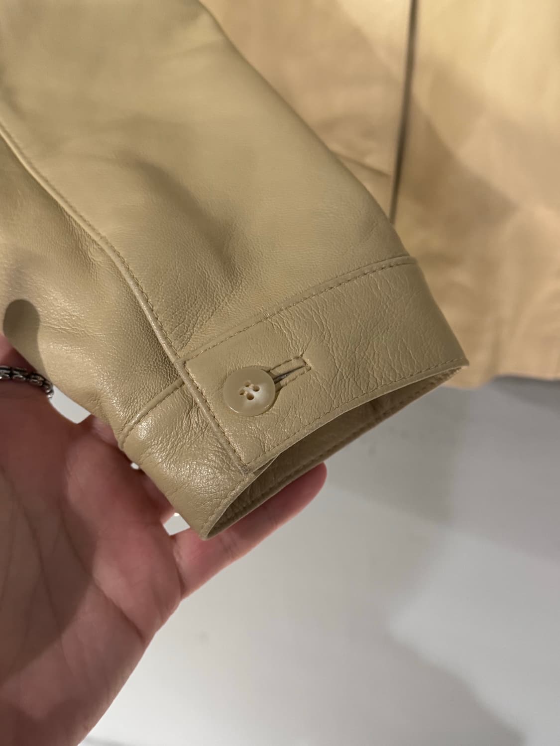 BALMAIN 발망 램스킨 싱글 가죽자켓  상품이미지5