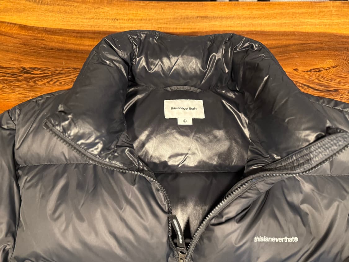 디스이즈네버댓 퍼텍스 T down 패딩 자켓 라지 블랙 상품이미지3