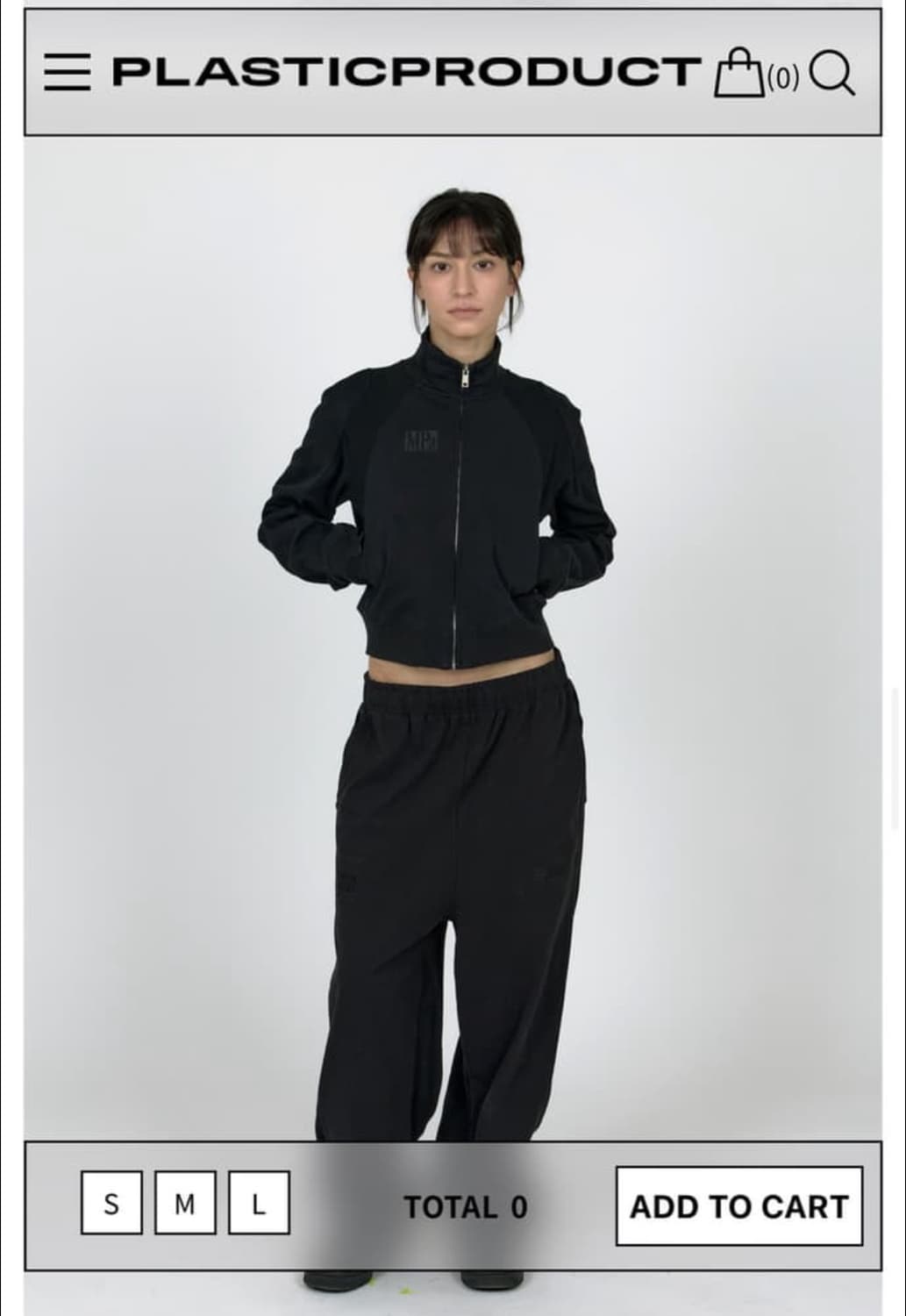 플라스틱 프로덕트 CONTRAST ZIPPED JACKET WOMEN 상품이미지1