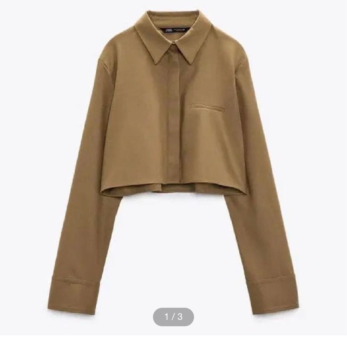 자라 ZARA 크롭 셔츠 상품이미지1