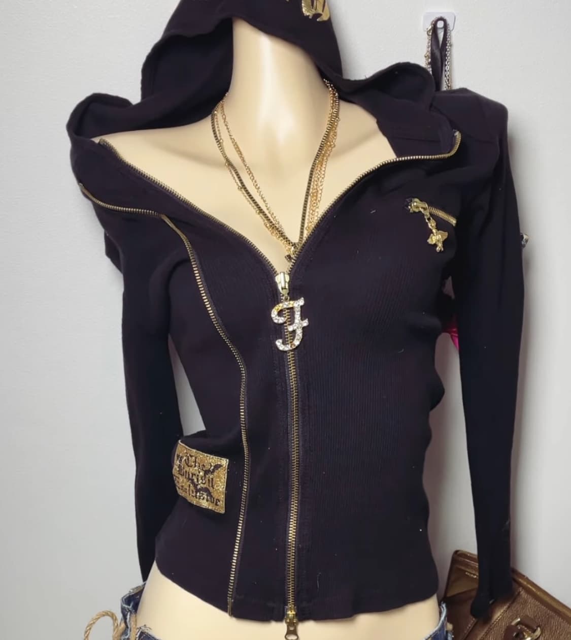 오네갸루 y2k 빈티지 후드집업 상품이미지1