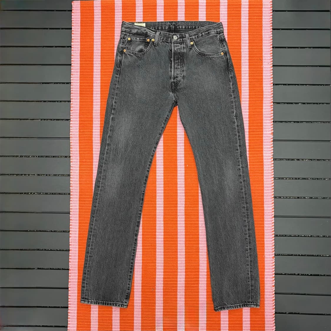 00s 리바이스 501 빅E 그레이 데님 (32) 상품이미지4