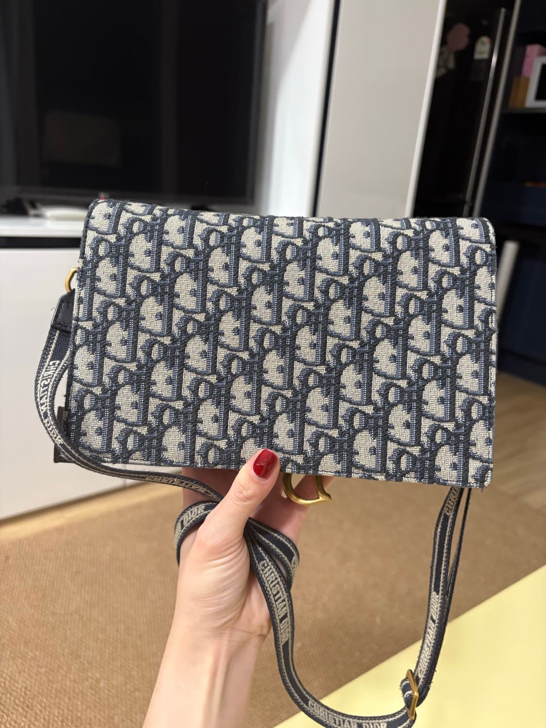 디올 새들 woc체인백 + 크로스끈 상품이미지5