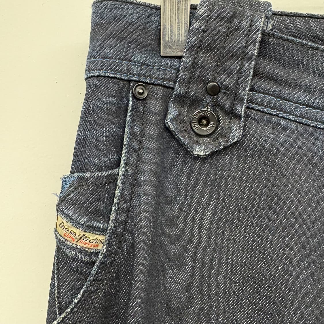 디젤 블랙 데님 팬츠 남/31 상품이미지3