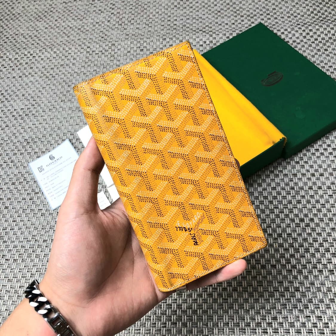 고야드 생로슈 장지갑 스페셜 옐로우 상품이미지1