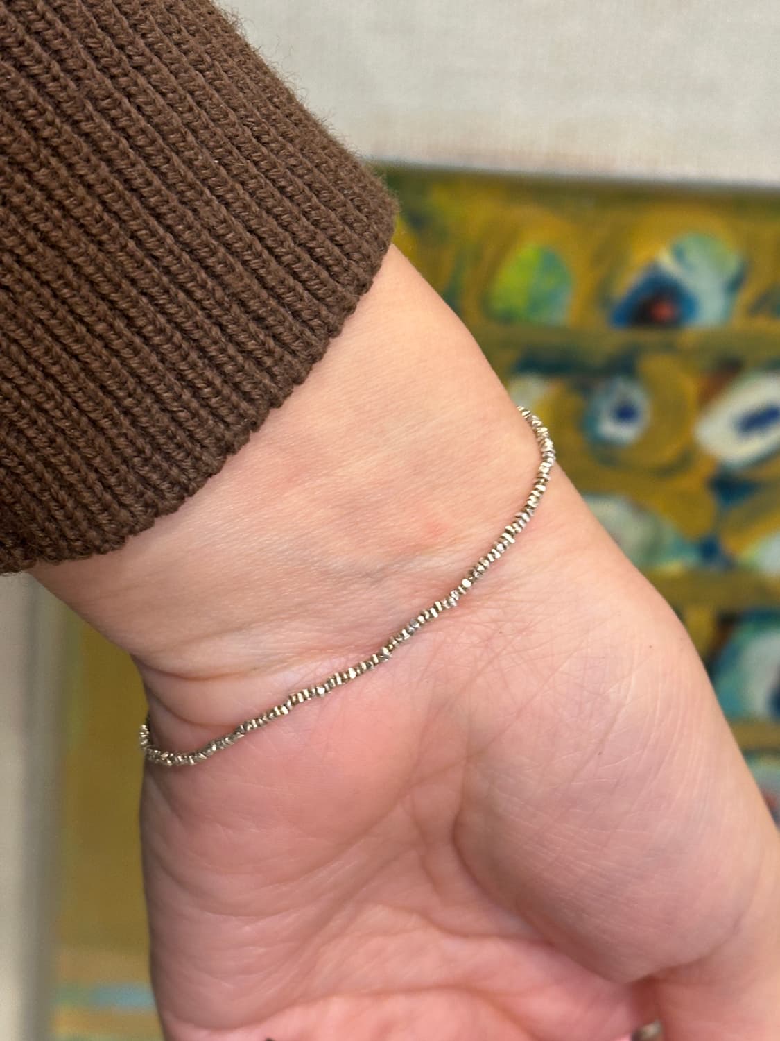 Musta karensilver+vintage charm bracelet 상품이미지4