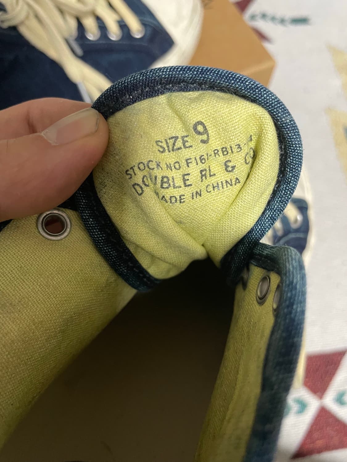 RRL 인디고 메이포트 스니커즈 (9D 270) 상품이미지6