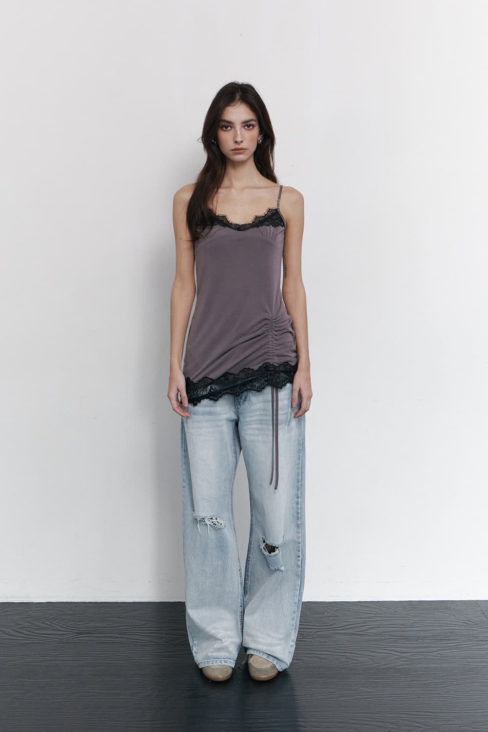 플리즈노팔로우 Pia Lace Slip Mini Dress 상품이미지1