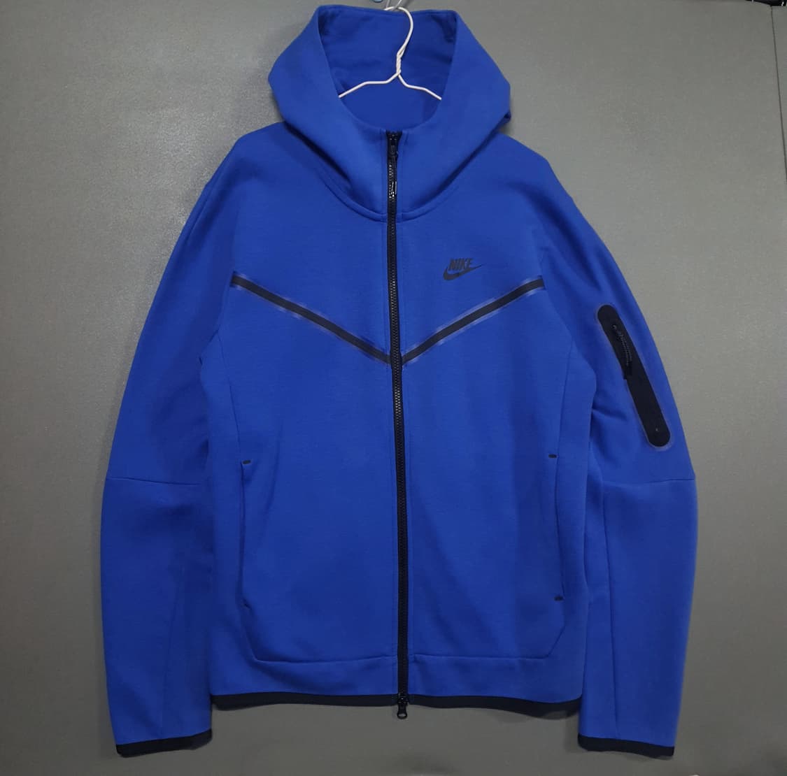 나이키 신형 NSW 로얄 블루 테크팩 플리스 윈드러너 후드집업 자켓 95 상품이미지2