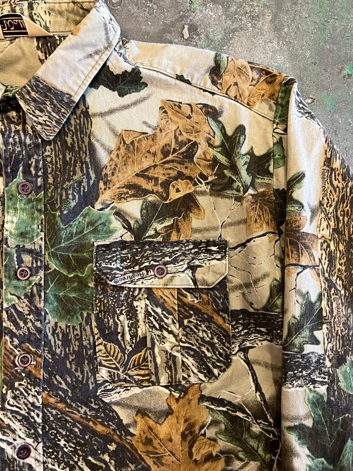 90's [XL] Walls 리얼트리 카모 셔츠 빈티지 헌팅 아우터 셔츠 상품이미지2