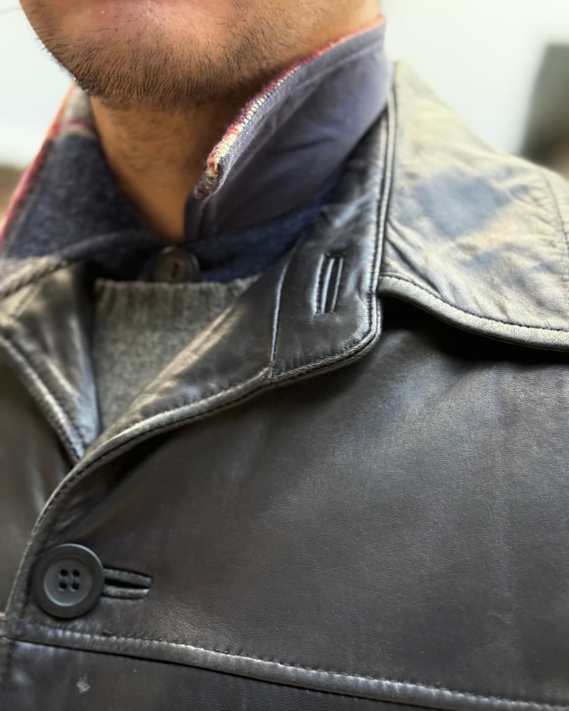 Alfani 레더 카코트 M 상품이미지9