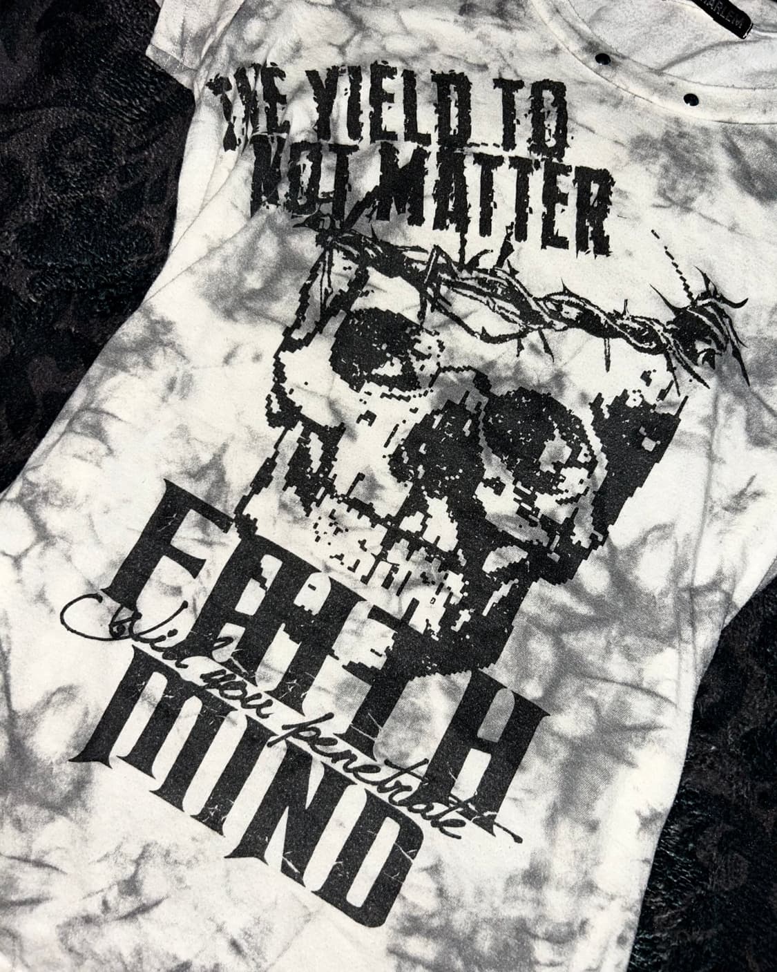 ghost of harlem skull punk top 상품이미지5