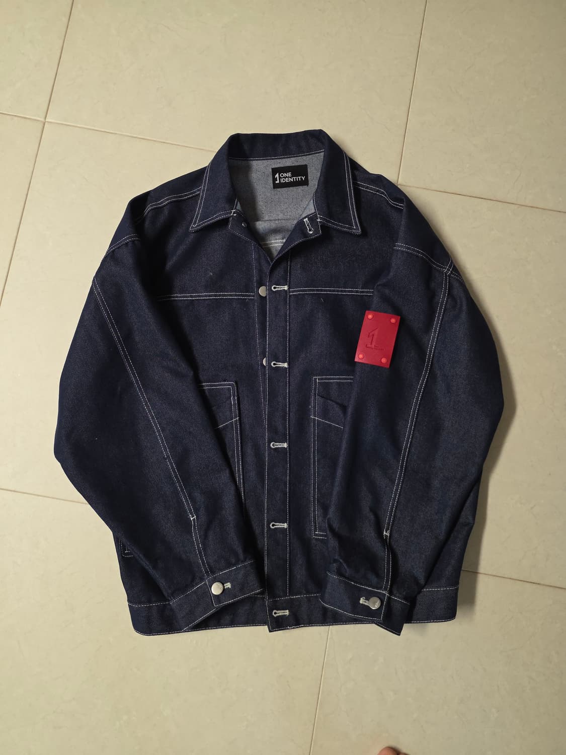 원아이덴티티 스티치 데님 자켓 XL 상품이미지1
