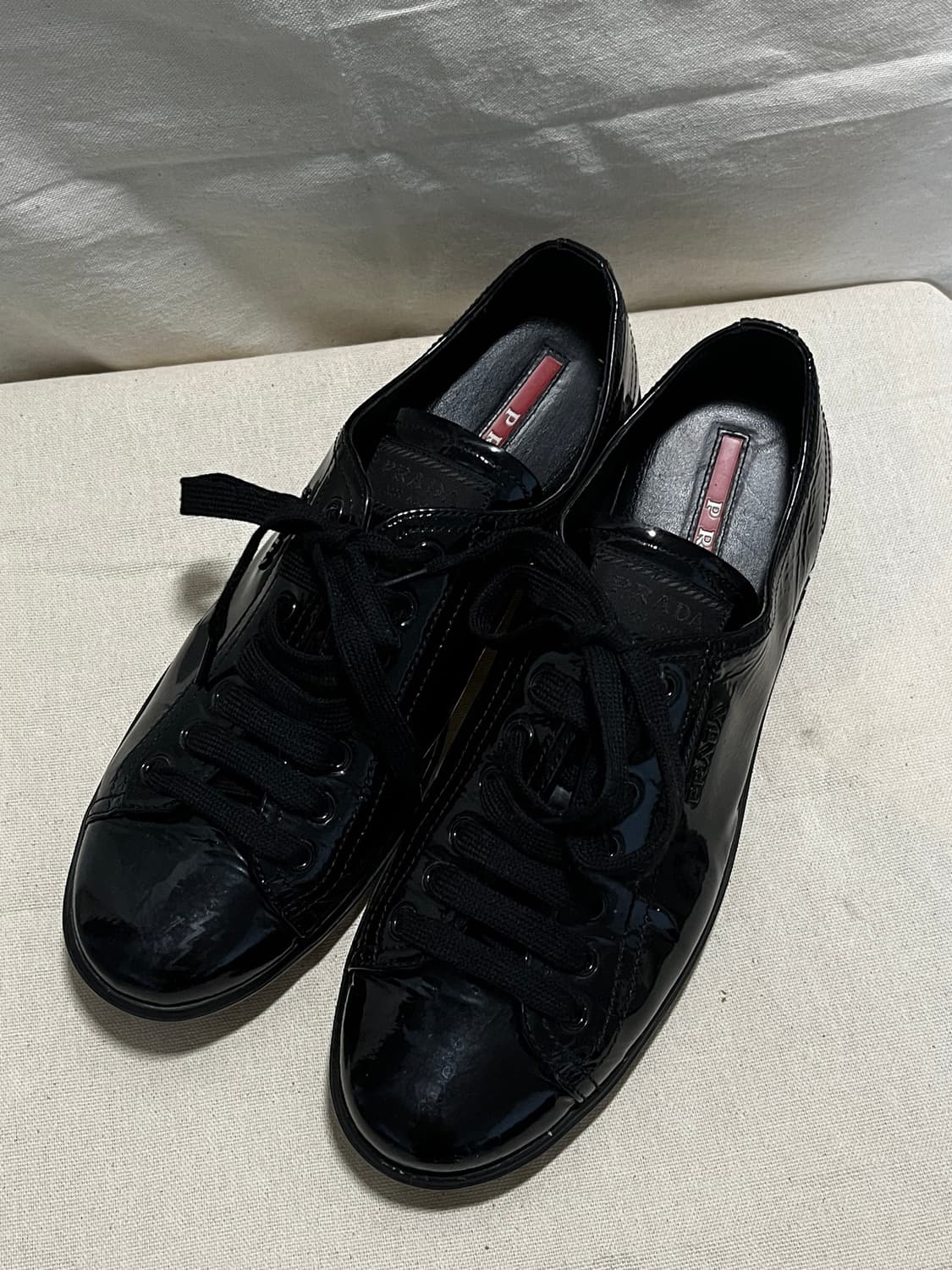 [PRADA] 프라다 스포츠 아카이브 아메리카 컵 패턴 레더 스니커즈 ( 상품이미지3