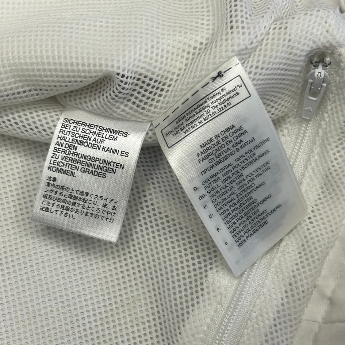 34/36 아디다스 삼성 첼시FC 화이트 바람막이 상품이미지5