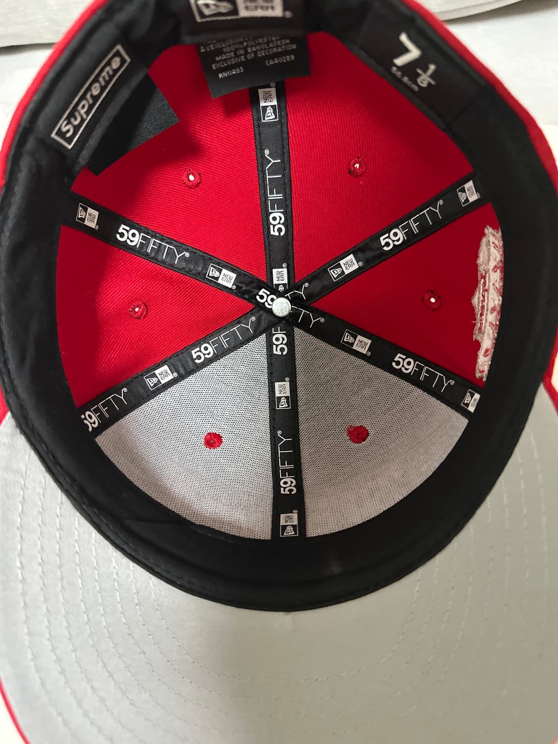 슈프림 챔피언쉽 뉴에라 레드 상품이미지5