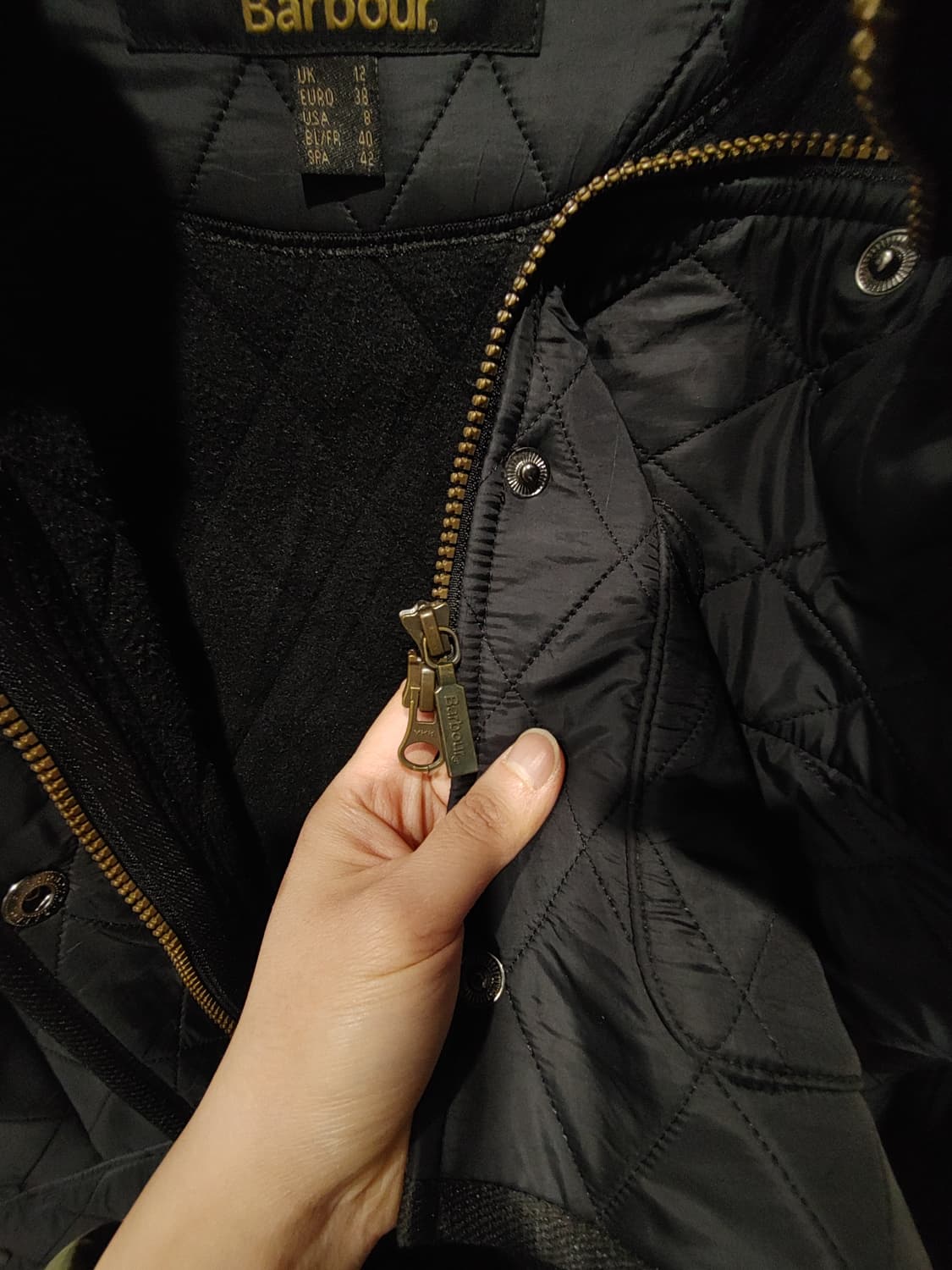 무배) Barbour 바버 퀼팅자켓- EU38 상품이미지8