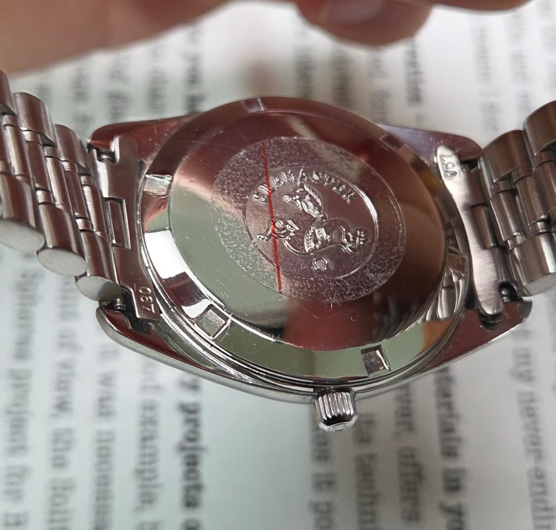 레어] 빈티지 오메가 씨마스터 투톤레드(붉은말의해) 브레이슬릿 ver.
 상품이미지7