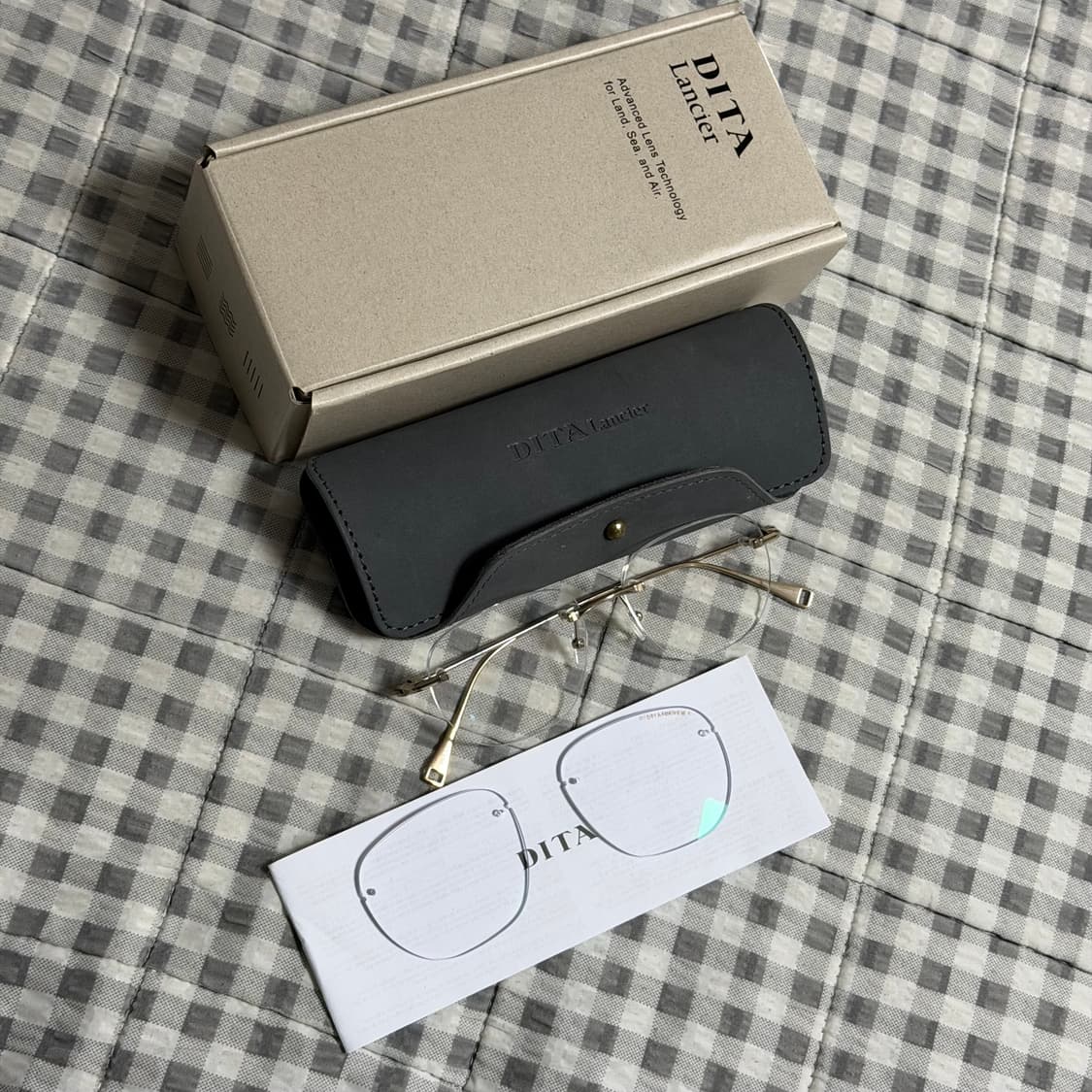 (OS) DITA 디타 Lancier 티타늄 무테 안경 상품이미지9