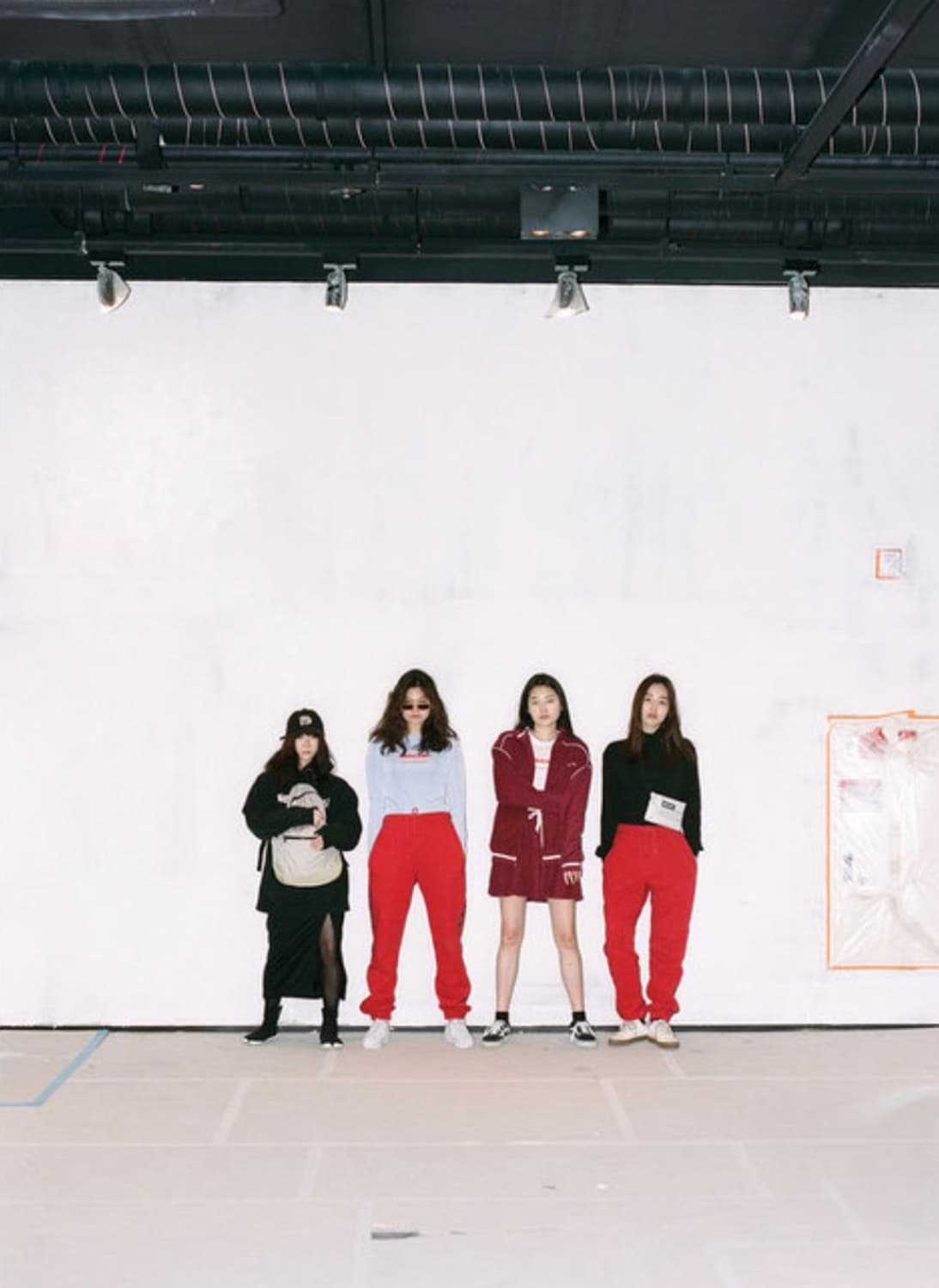 MSCHF 미스치프 텐셀 롱슬리브 라벤더블루레드로고긴팔티셔츠라운드넥나일론 상품이미지4