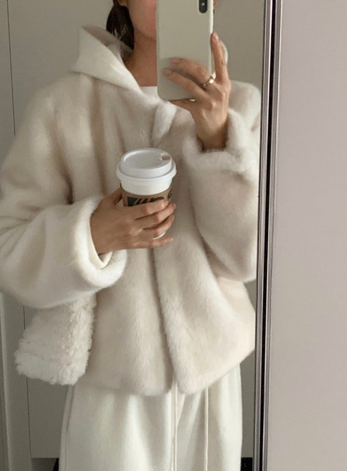 (새상품)리터 샌드 밍크 퍼 자켓 상품이미지3