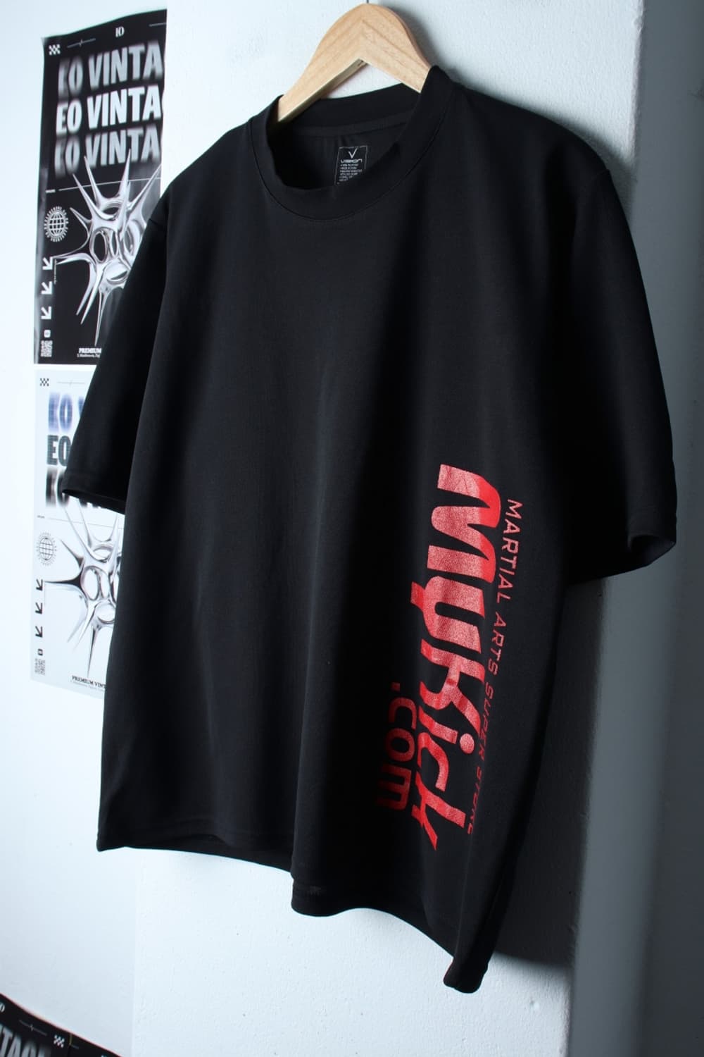 (XL-2XL) 브랜드빈티지 반팔 티셔츠 USA 기능성 블랙-H31717 상품이미지1