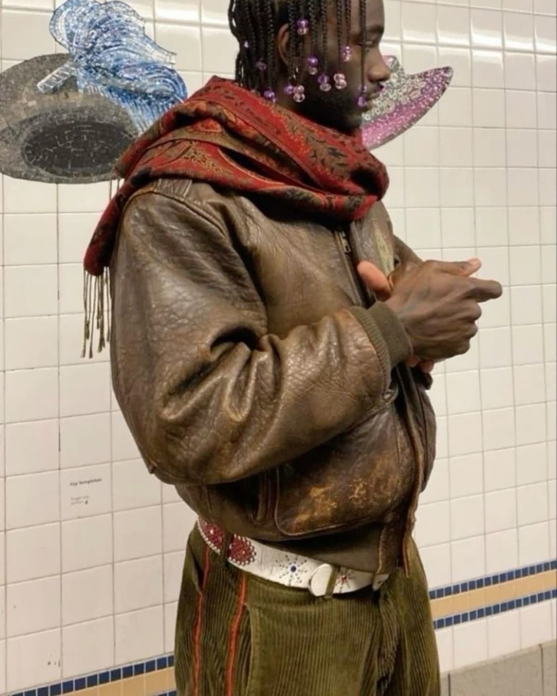 90's 빈티지 레더 봄버 자켓 빈티지 레더 자켓 상품이미지10