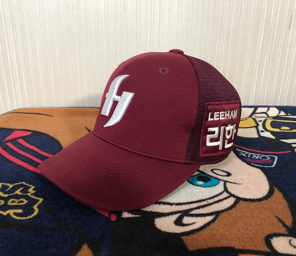 KBO 나이키 넥센(키움)히어로즈 선수실착 올드모자/h로고 M-L #67 상품이미지2