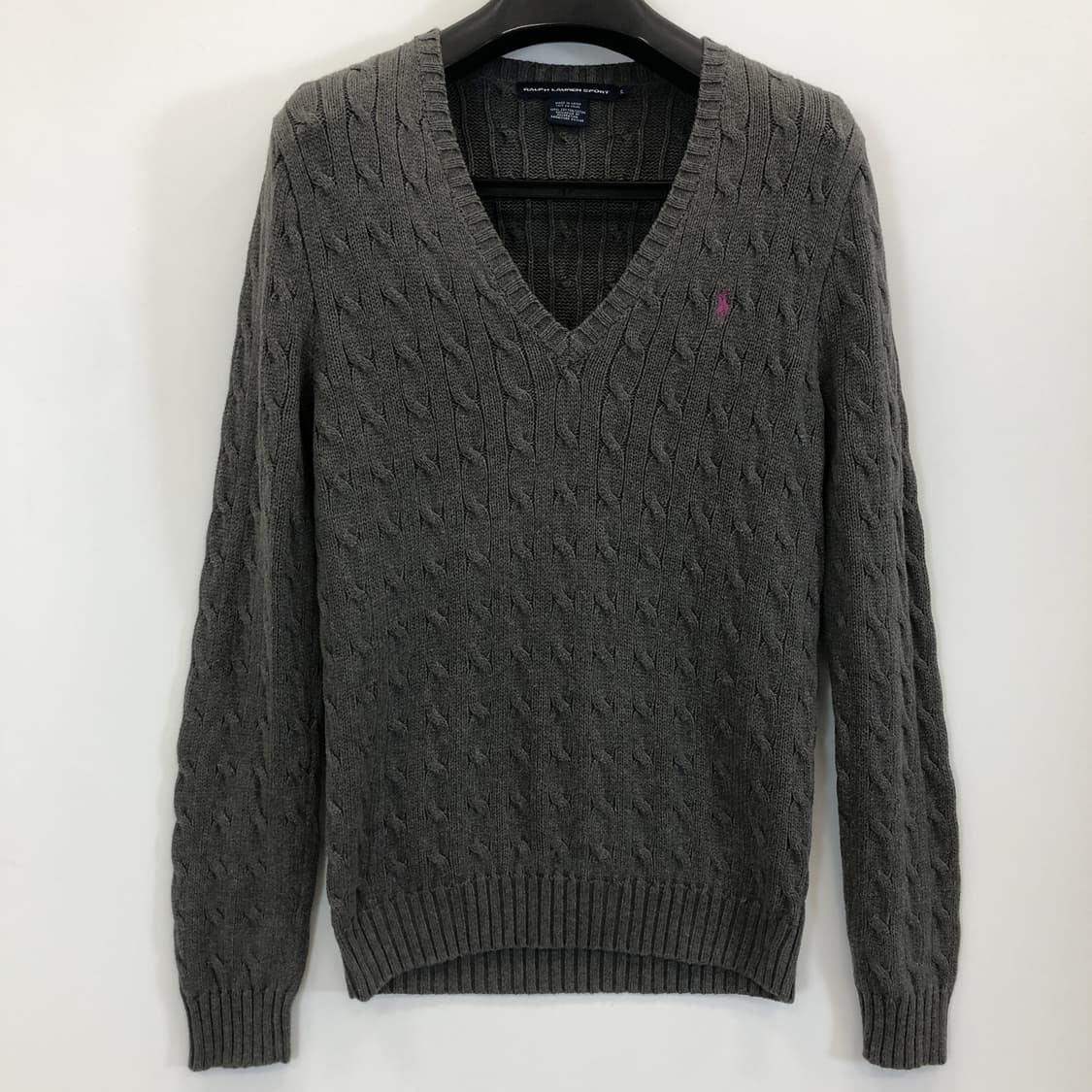 폴로 랄프로렌 핑크포니 케이블니트 XL  상품이미지1