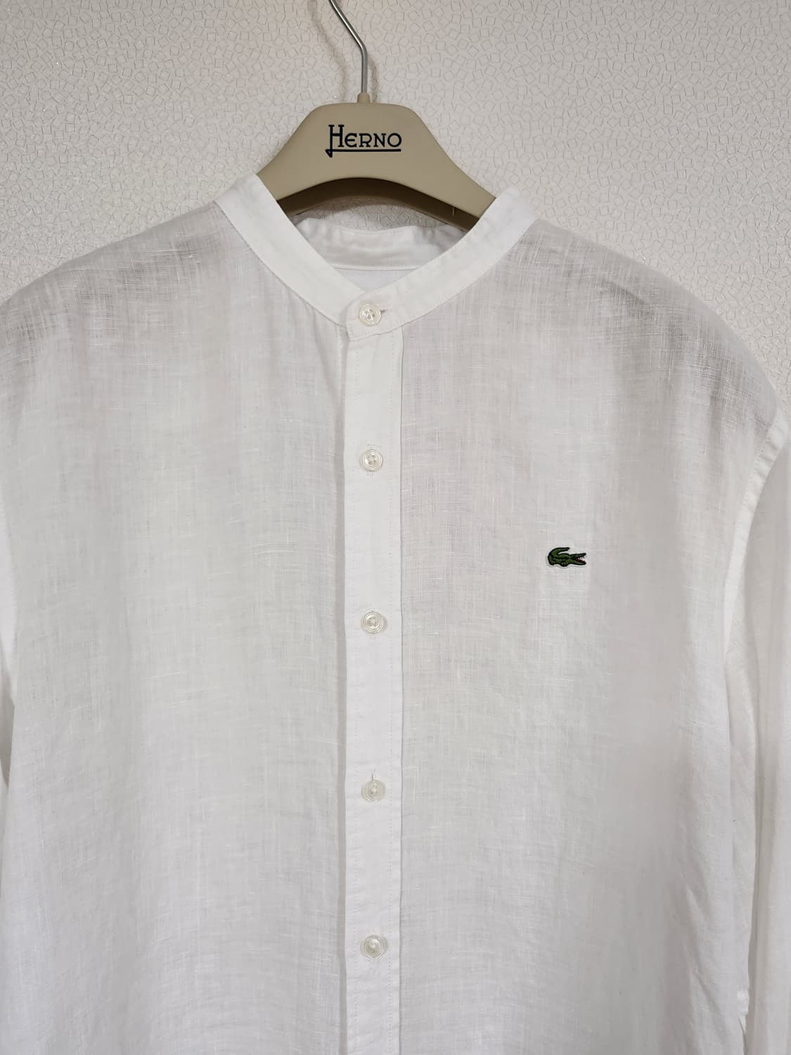라코스테 헨리넥린넨셔츠 (M 상품이미지1