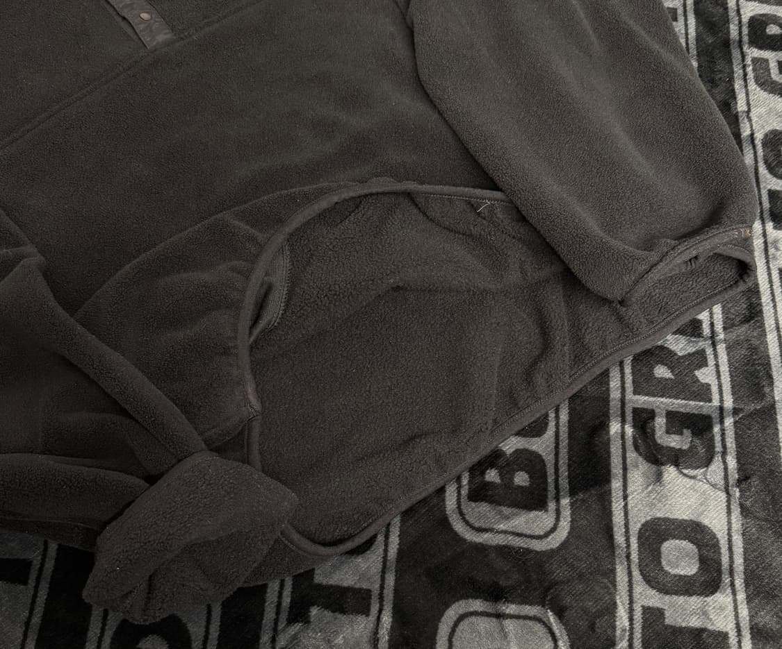 엘엘 빈 쿼터 스냅 티 플리스 풀오버 블랙 메이드 인 유에스 에이 상품이미지5