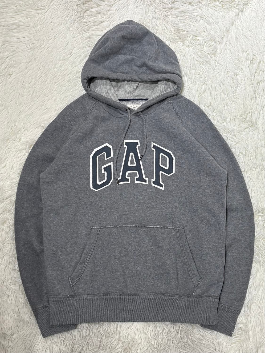 갭 그레이 빅로고 후드 상품이미지3
