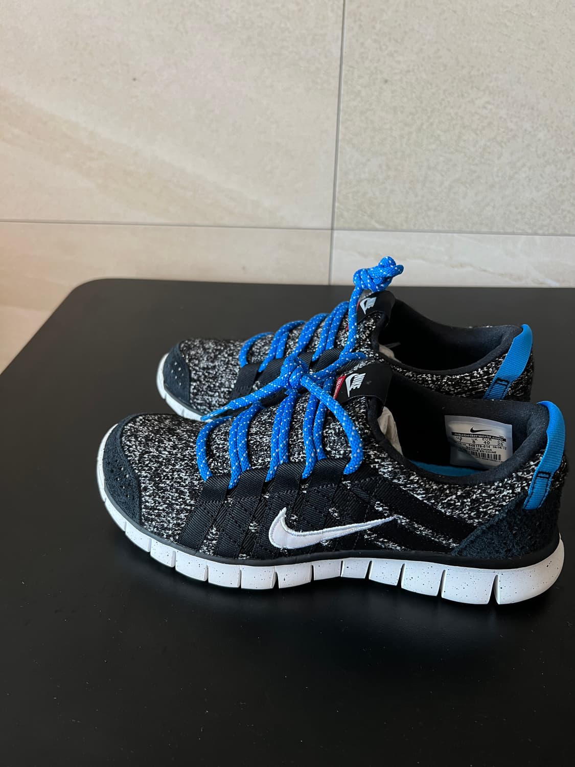 [250mm] 나이키 프리 파워라인+ NRG (블랙/화이트/블루) 상품이미지5