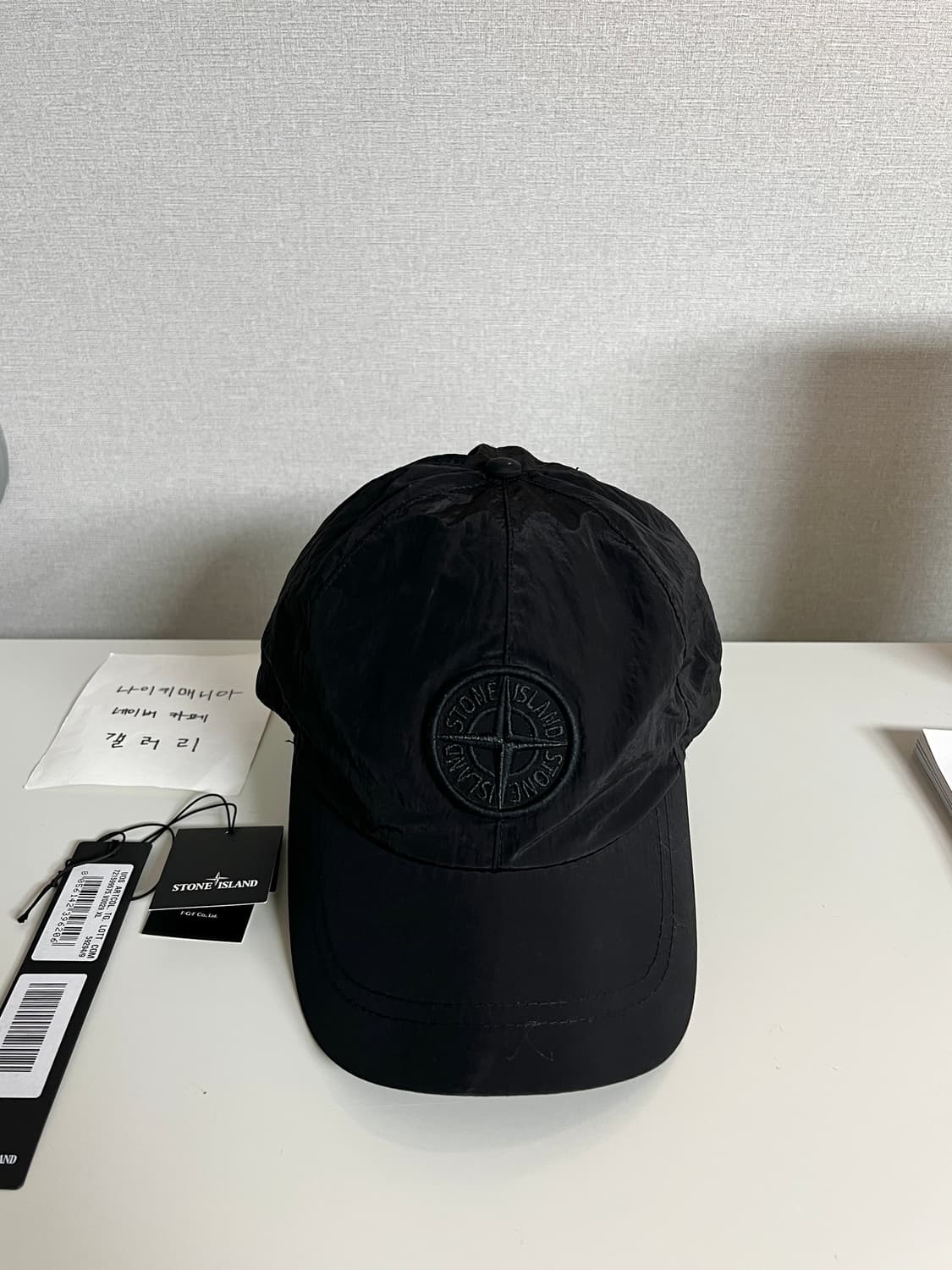 [XL] 스톤아일랜드 나일론 메탈 6-패널 볼캡 블랙 상품이미지6