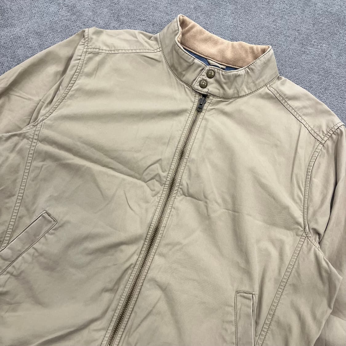 XL 갭 코튼 해링턴 블루종 자켓 상품이미지2