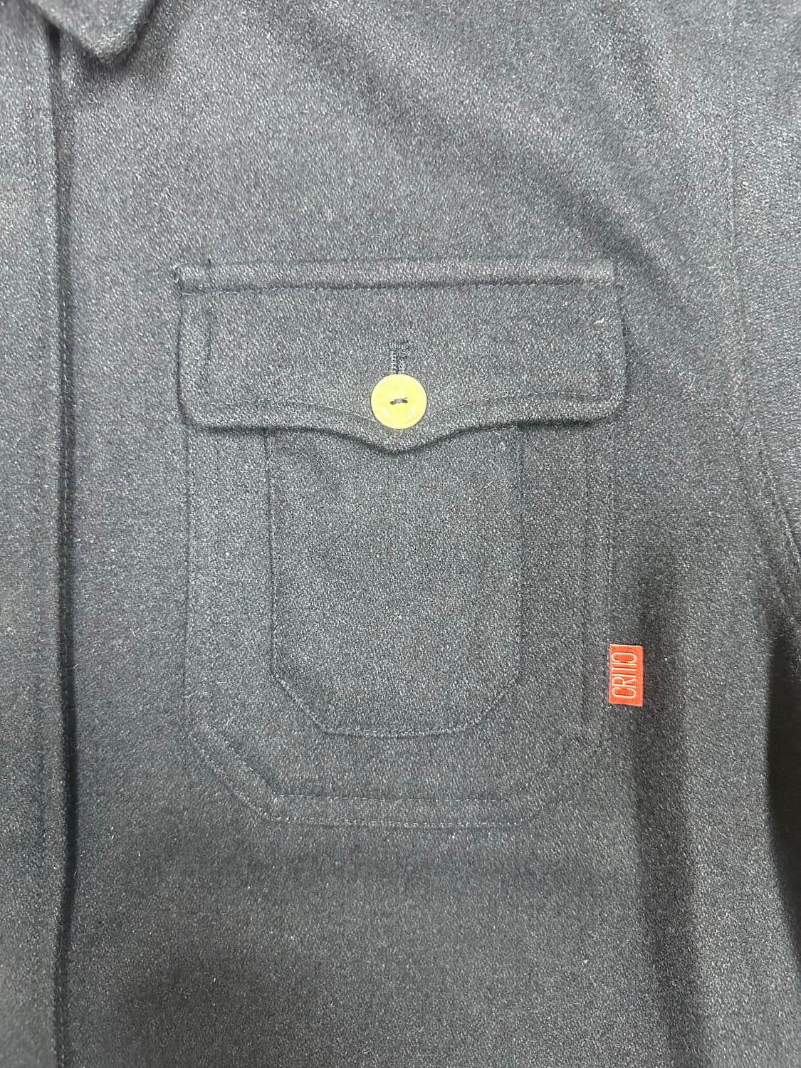 크리틱 울 셔츠자켓 네이비 L 상품이미지4