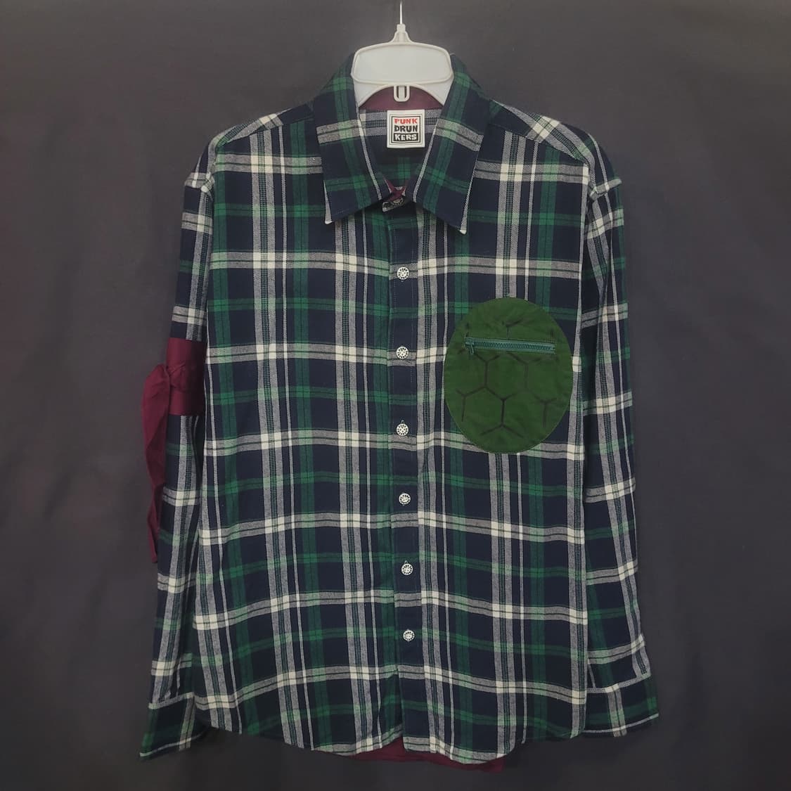 PUNK DRUN KERS 펑크 체크 셔츠 상품이미지6
