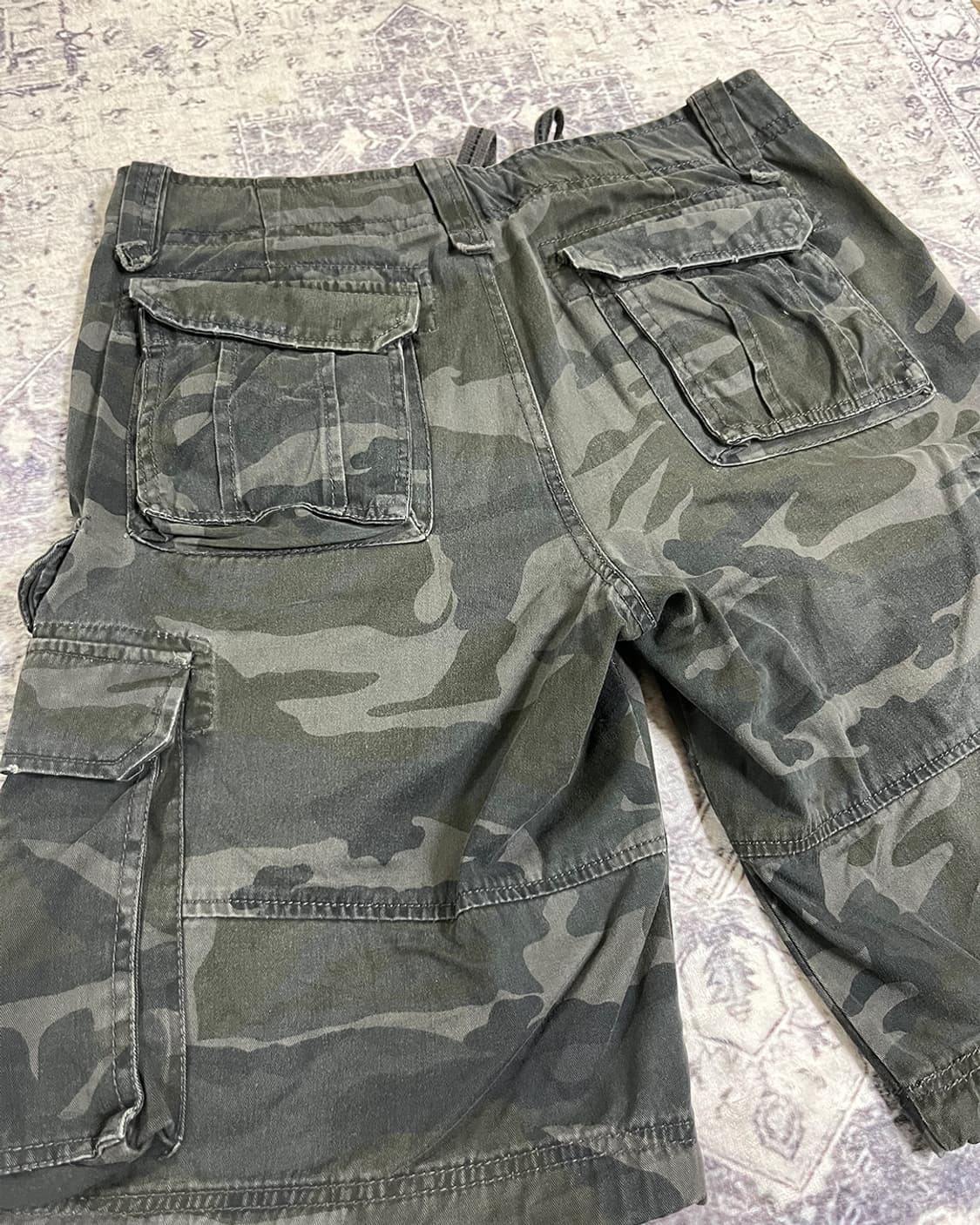 00‘s Grunge Camo Cargo Bermuda Pants 상품이미지7