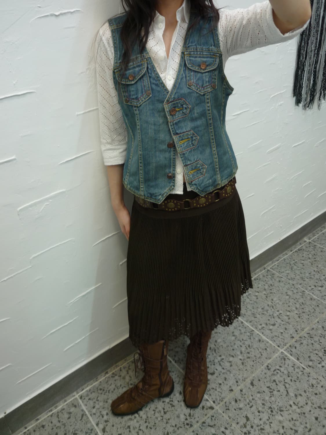 vintage white shirts 상품이미지5
