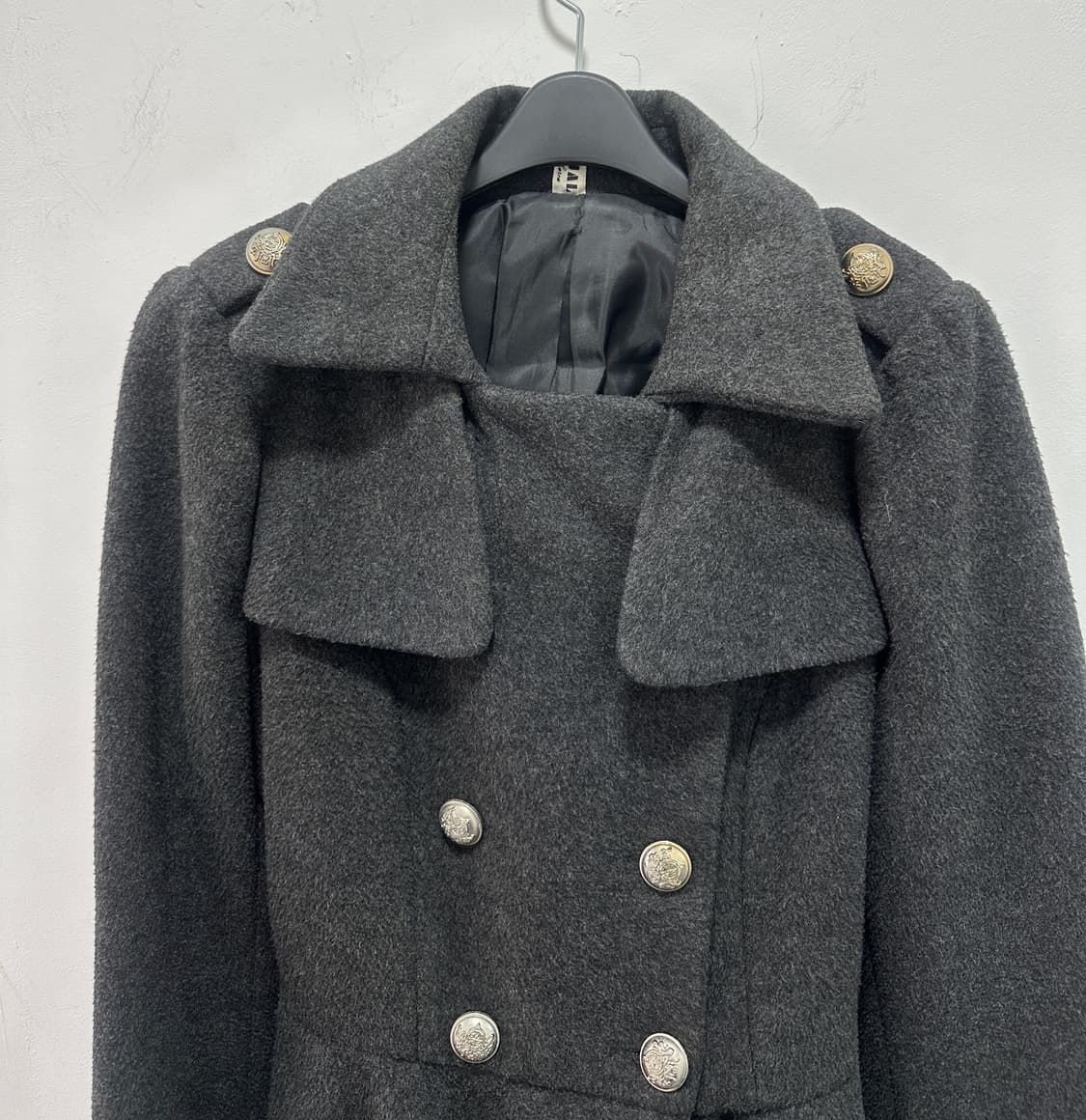 Gray flare peacoat 상품이미지7