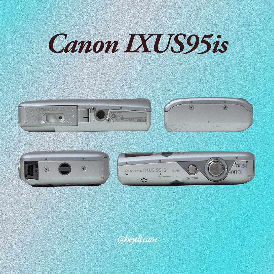 캐논 익서스 95(ixus 95is, ixy 110is) 실버 상품이미지2