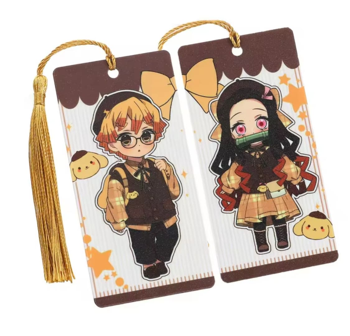 귀멸의칼날 젠이츠 네즈코 커플 책갈피 상품이미지7